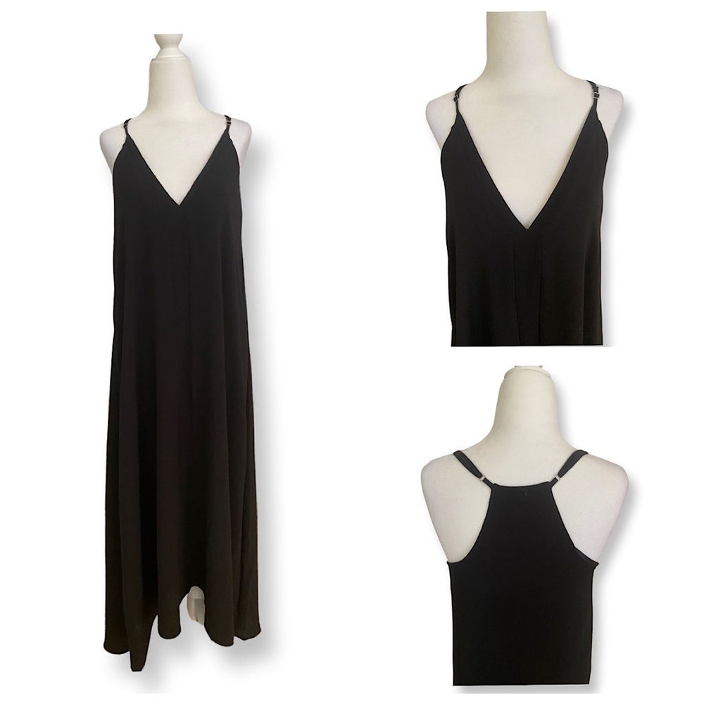 Forever 21 A Line Maxi Black Dress. Size: Small